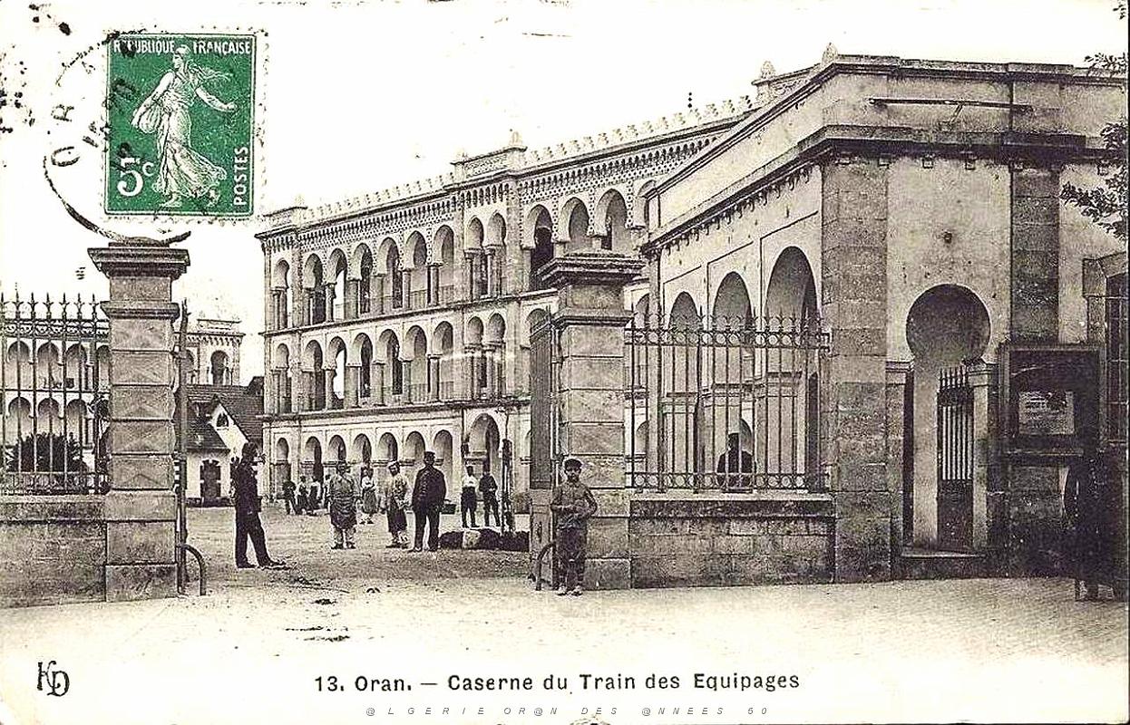 BIVEN Georges - 017- Oran - Caserne Train des equipages.jpg